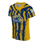 custom kent state golden flashes stripe splatter navy blue jersey best selling