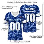 custom kentucky wildcats camouflage abstract blue jersey best selling