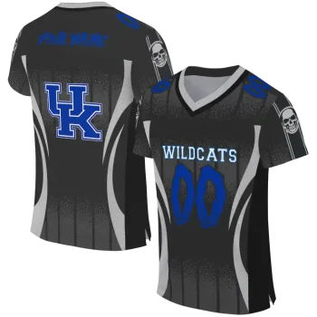 custom kentucky wildcats dynamic dots white jersey best selling