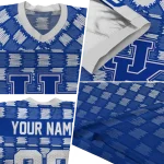 custom kentucky wildcats stacked rectangle blue jersey best selling