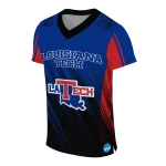 custom la tech halftone flow blue black jersey best selling