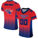 custom la tech halftone sweep red black jersey best selling