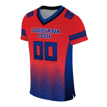 custom la tech halftone sweep red black jersey fashion forward