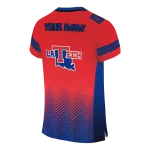 custom la tech halftone sweep red black jersey best selling
