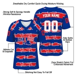 custom la tech layered grids blue jersey best selling