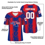 custom la tech rugged stripes blue jersey best selling