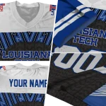 custom la tech tire arrows blue black white jersey best selling