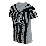 custom las vegas raiders stripe splatter black jersey best selling