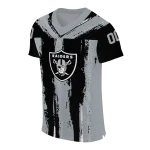 custom las vegas raiders striped texture black jersey best selling