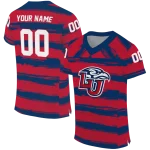 custom liberty flames art stripe red jersey best selling