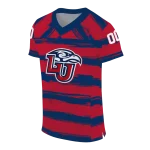custom liberty flames art stripe red jersey best selling