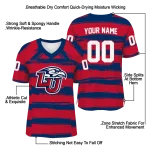 custom liberty flames art stripe red jersey best selling