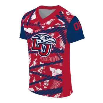 custom liberty flames camo shatter red jersey fashion forward