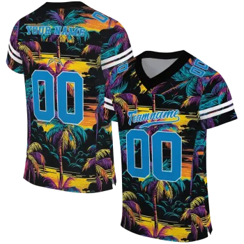 custom los angeles chargers sundown palm jersey best selling