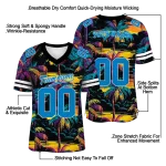 custom los angeles chargers sundown palm jersey best selling