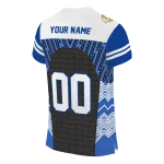custom los angeles rams tire arrows blue black white jersey best selling