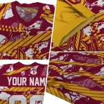 custom louisiana monroe warhawks camo shatter red jersey best selling