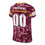 custom louisiana monroe warhawks camouflage abstract red jersey best selling