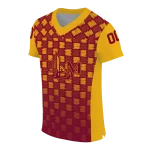 custom louisiana monroe warhawks stacked rectangle red jersey best selling