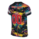 custom louisiana ragin cajuns sundown palm jersey best selling