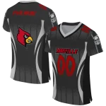 custom louisville cardinals dynamic dots black jersey best selling