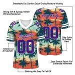 custom lsu tigers horizon palm sunset jersey best selling