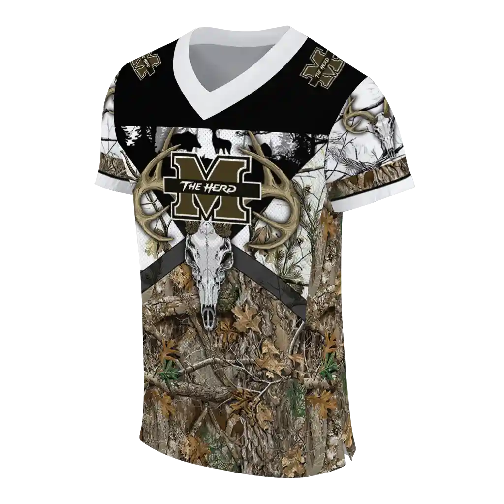 custom marshall thundering herd antler skull camouflage hunting jersey fashion forward custom marshall thundering herd antler skull camouflage hunting jersey fashion forward