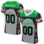 custom marshall thundering herd brushstroke xs gray black jersey best selling