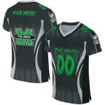 custom marshall thundering herd dynamic dots gray jersey best selling