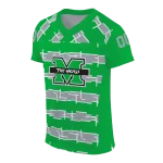 custom marshall thundering herd layered grids green jersey best selling