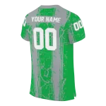 custom marshall thundering herd rugged stripes green jersey best selling