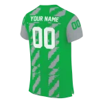 custom marshall thundering herd stripe block green jersey best selling