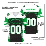custom marshall thundering herd tire arrows green black white jersey best selling