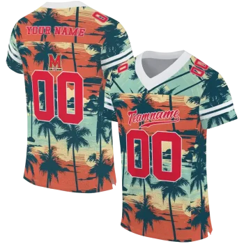 custom maryland terrapins horizon palm sunset jersey best selling