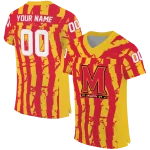 custom maryland terrapins stripe splatter red jersey best selling