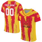 custom maryland terrapins striped texture red jersey best selling