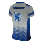 custom memphis tigers halftone sweep gray black jersey best selling