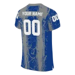 custom memphis tigers rugged stripes blue jersey best selling