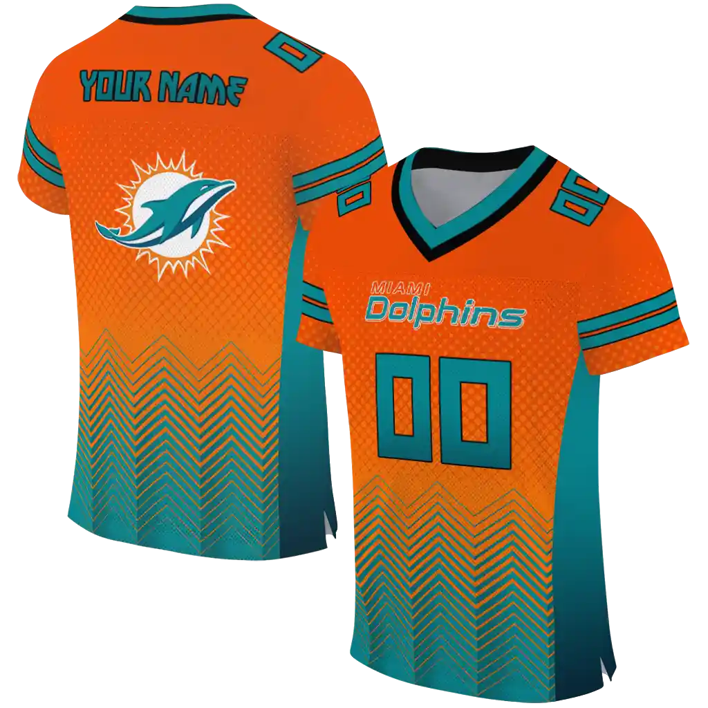 custom miami dolphins halftone sweep orange black jersey best selling custom miami dolphins halftone sweep orange black jersey best selling