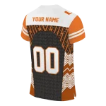 custom miami hurricanes tire arrows orange black white jersey best selling