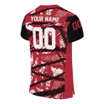 custom miami redhawks camo shatter red jersey best selling