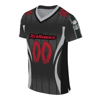 custom miami redhawks dynamic dots black jersey fashion forward