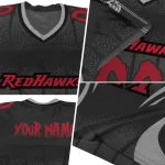 custom miami redhawks dynamic dots black jersey best selling