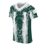 custom michigan state spartans rugged stripes green jersey best selling