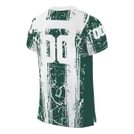 custom michigan state spartans rugged stripes green jersey best selling