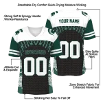 custom michigan state spartans tire arrows green black white jersey best selling