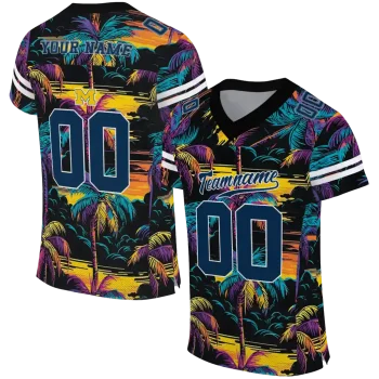 custom michigan wolverines sundown palm jersey best selling