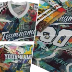 custom michigan wolverines tribal face jersey best selling