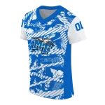 custom middle tennessee blue raiders camo shatter blue jersey best selling