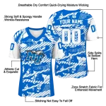 custom middle tennessee blue raiders camo shatter blue jersey best selling